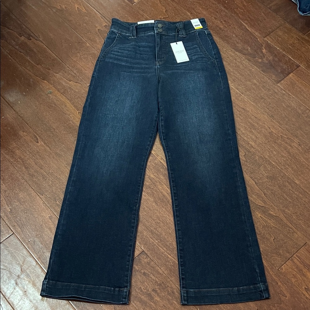 Dark Blue Judy Blue Trouser Jeans
